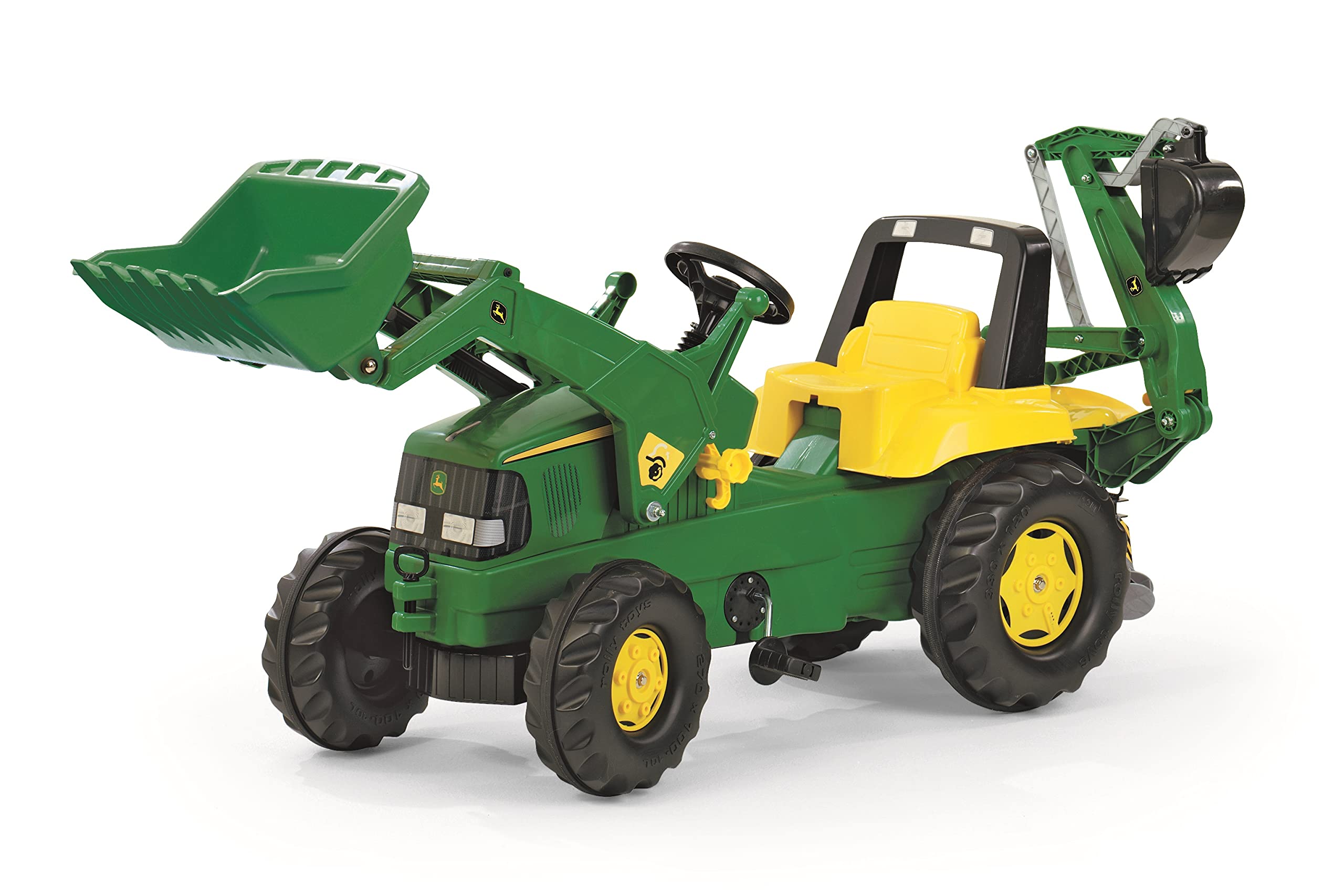 rolly-toys-rollyjunior-john-deere-trettraktor-mit-lader-811076 image 1