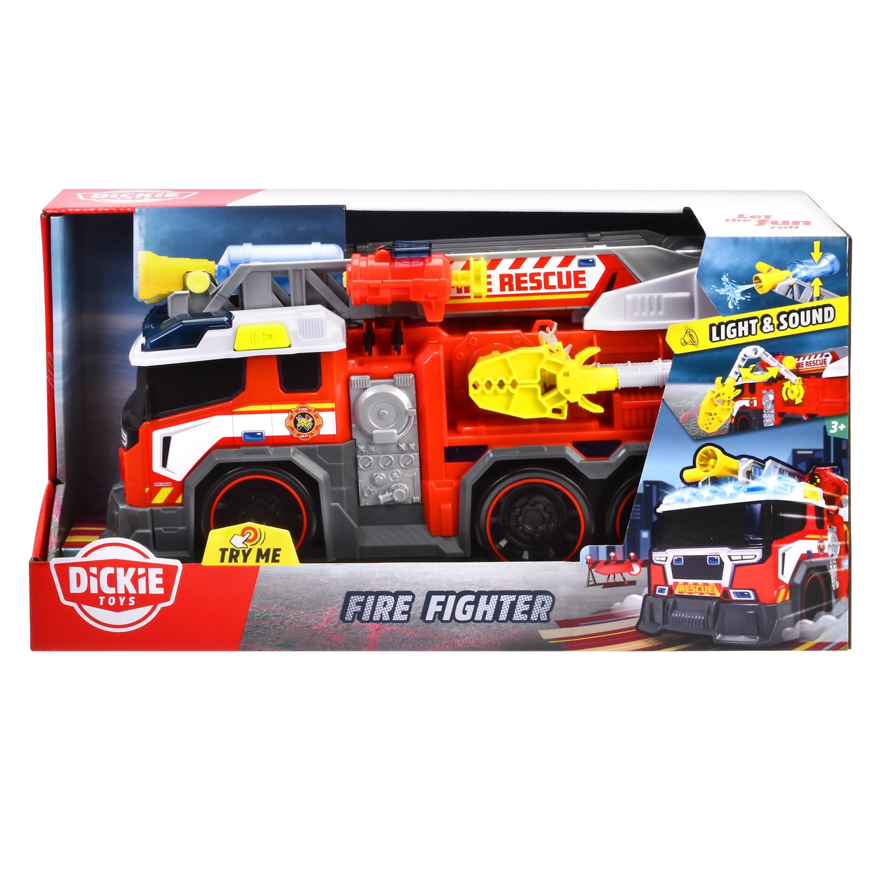 dickie-sos-feuerwehrauto-37-5-cm-wasserspritze-leiter-sound image 7