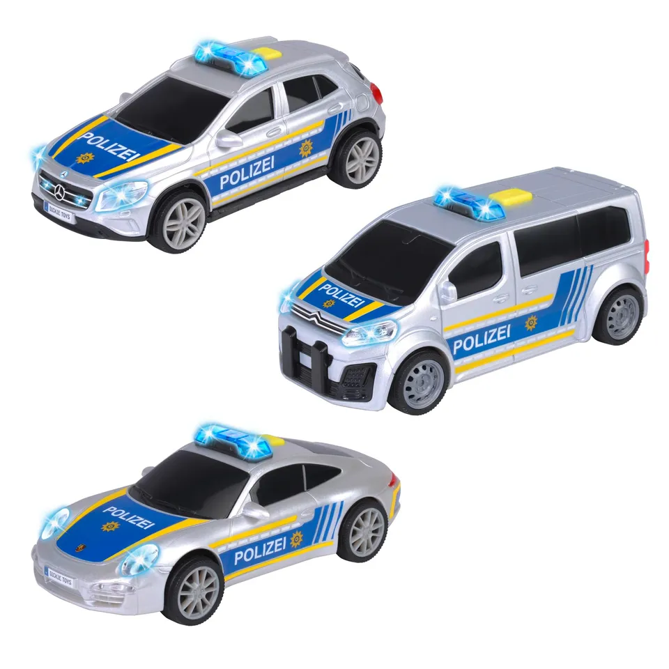 dickie-toys-sos-police-unit-polizeiauto-15-cm-mit-licht-sound image 1