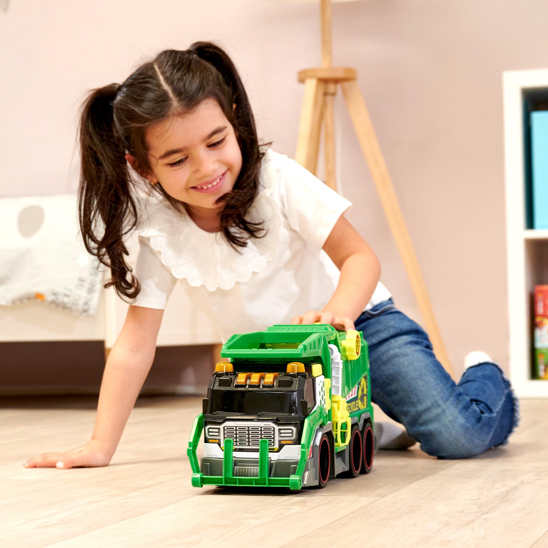 dickie-toys-go-real-m-llauto-39-cm-m-llwagen-mit-greifarm-sound image 5