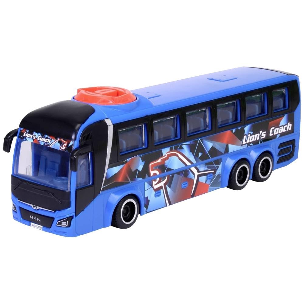 dickie-toys-go-real-man-reisebus-spielzeugbus-blau-lenkbar-26-5-cm image 1