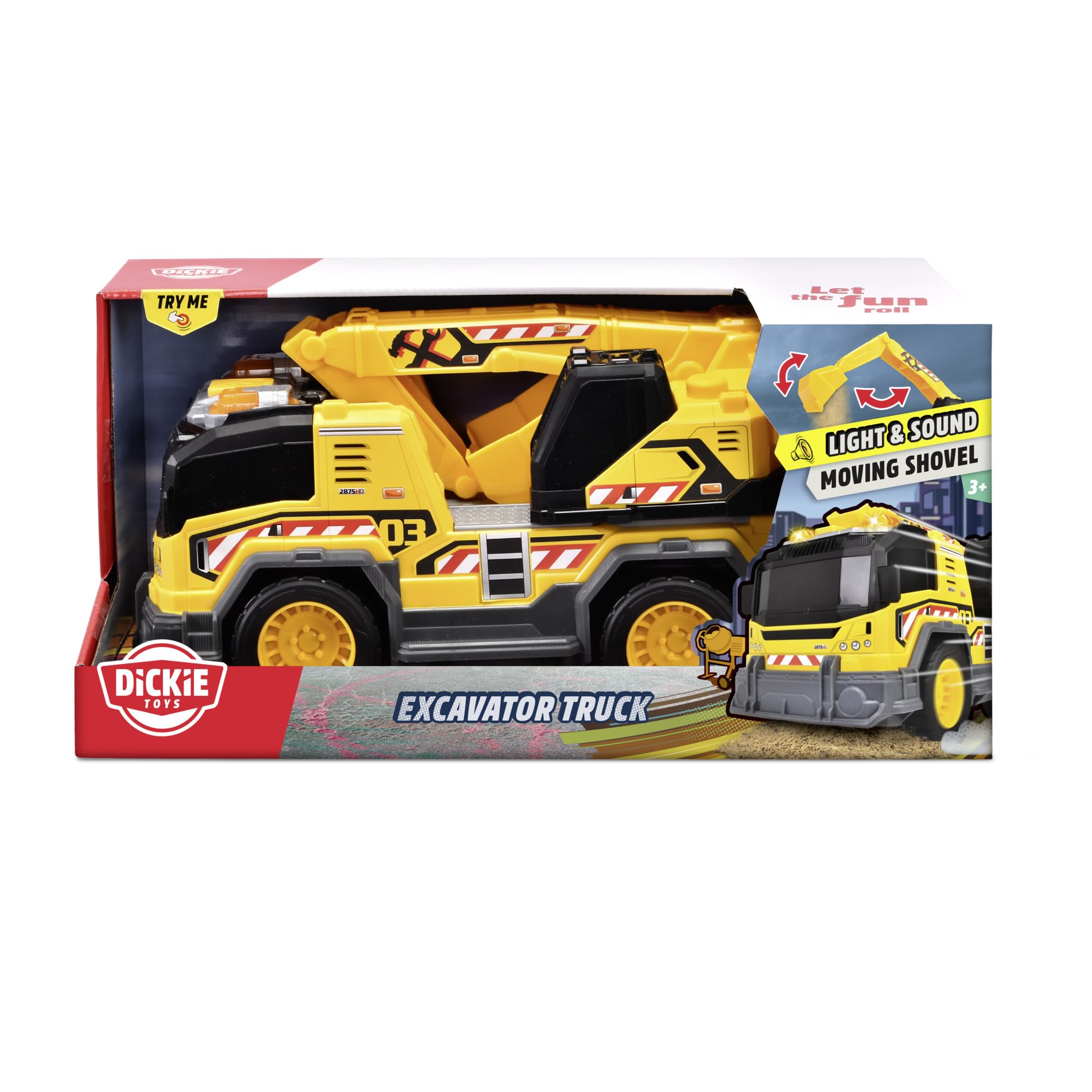 dickie-toys-go-real-excavator-truck-bagger-lkw-30-cm-bagger image 7