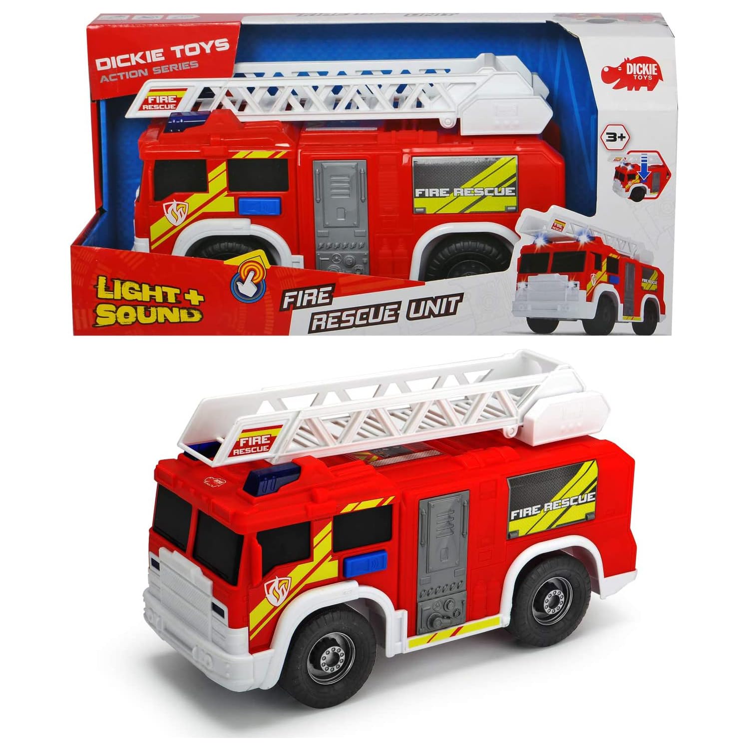 dickie-toys-sos-fire-rescue-unit-feuerwehrauto-mit-leiter image 2