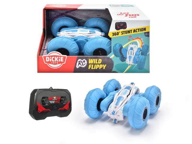 dickie-toys-go-crazy-wild-flippy-rc-auto-blau-8-km-h-ab-6-jahre image 1