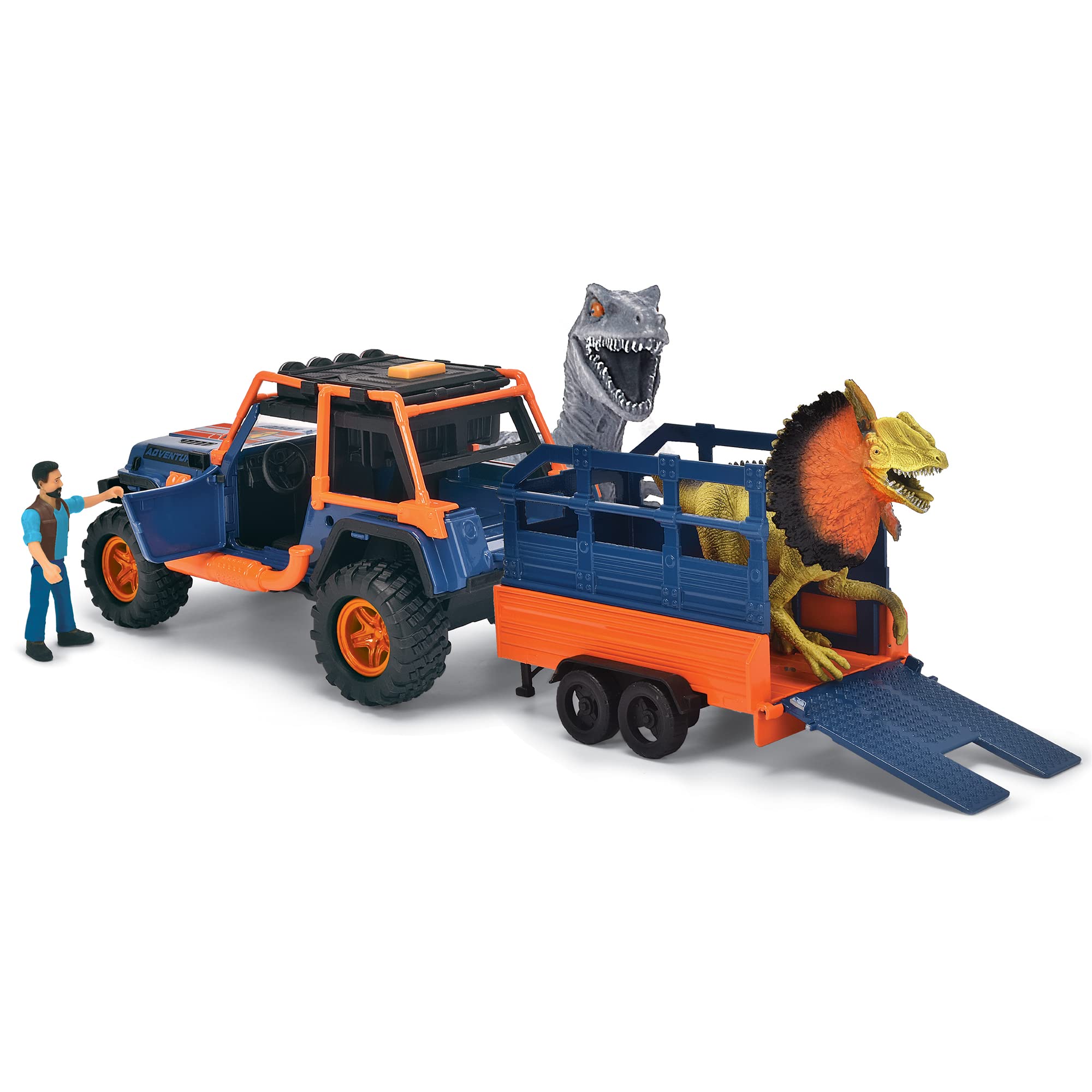 dickie-toys-go-real-dino-commander-spielzeugauto-mit-dinos image 2
