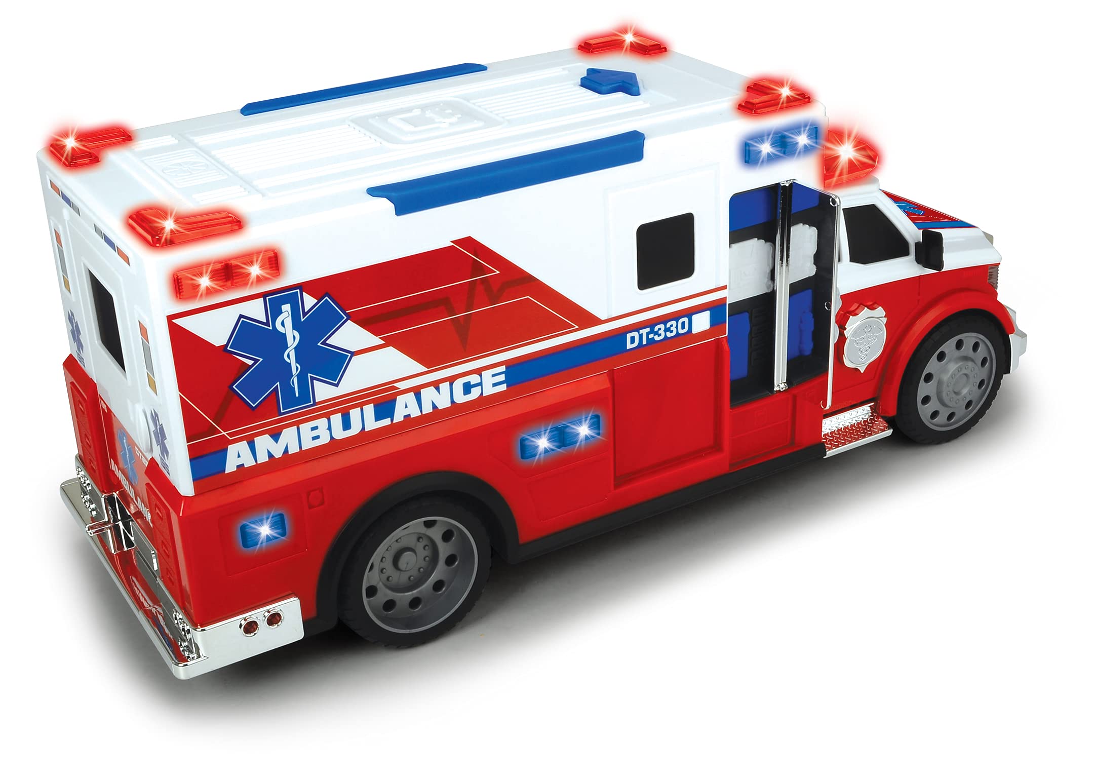 dickie-sos-krankenwagen-ambulance-33-cm-mit-trage image 4