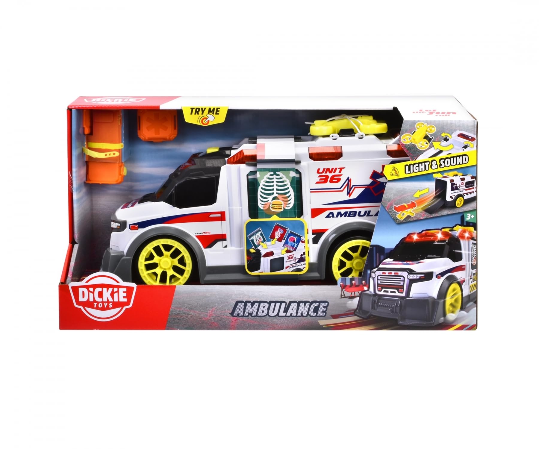 dickie-sos-krankenwagen-spielzeug-35-5-cm-mit-drohne-ab-3 image 2