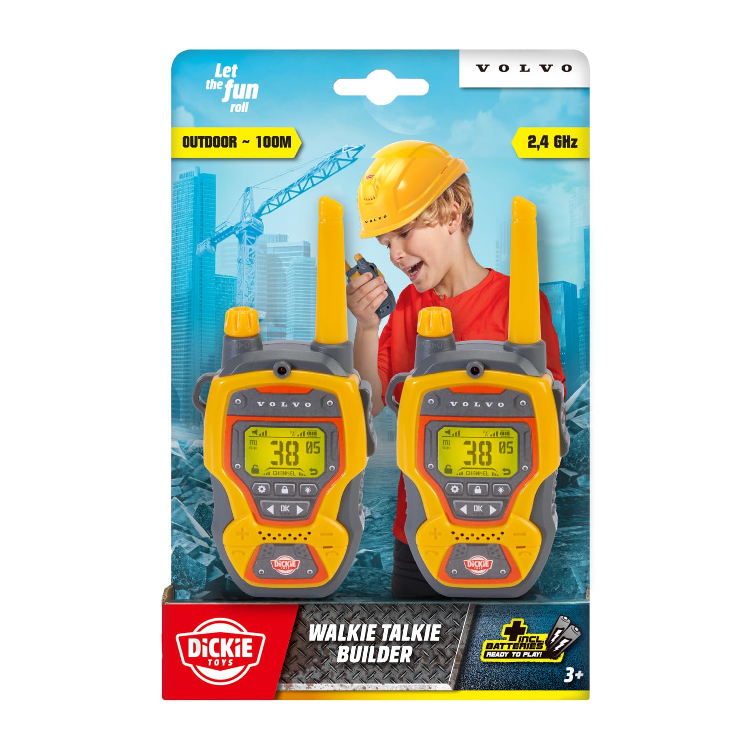 dickie-go-real-volvo-walkie-talkie-2er-set-16-cm image 2