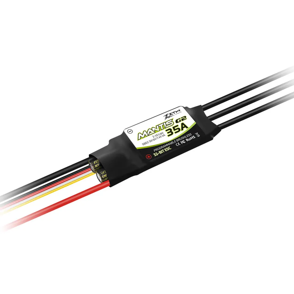 ztw-mantis-g2-35a-flugregler-2-4s-sbec-ohne-stecker image 1