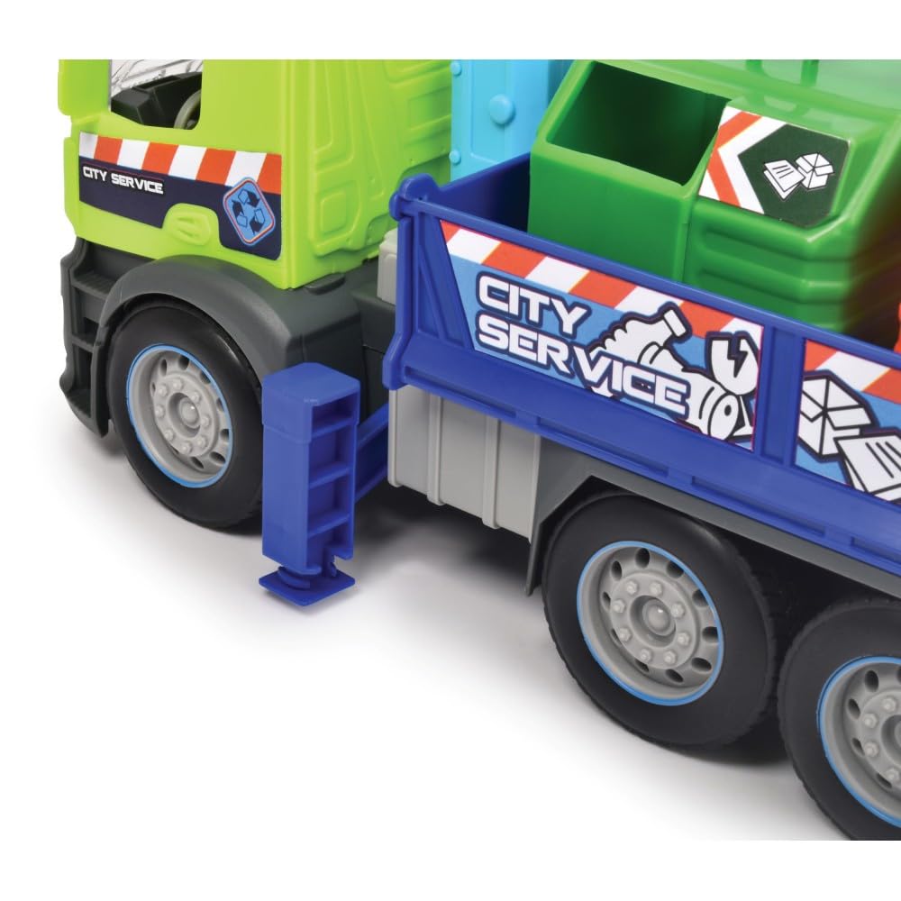 dickie-go-real-action-truck-recycling-lkw-26-cm image 5