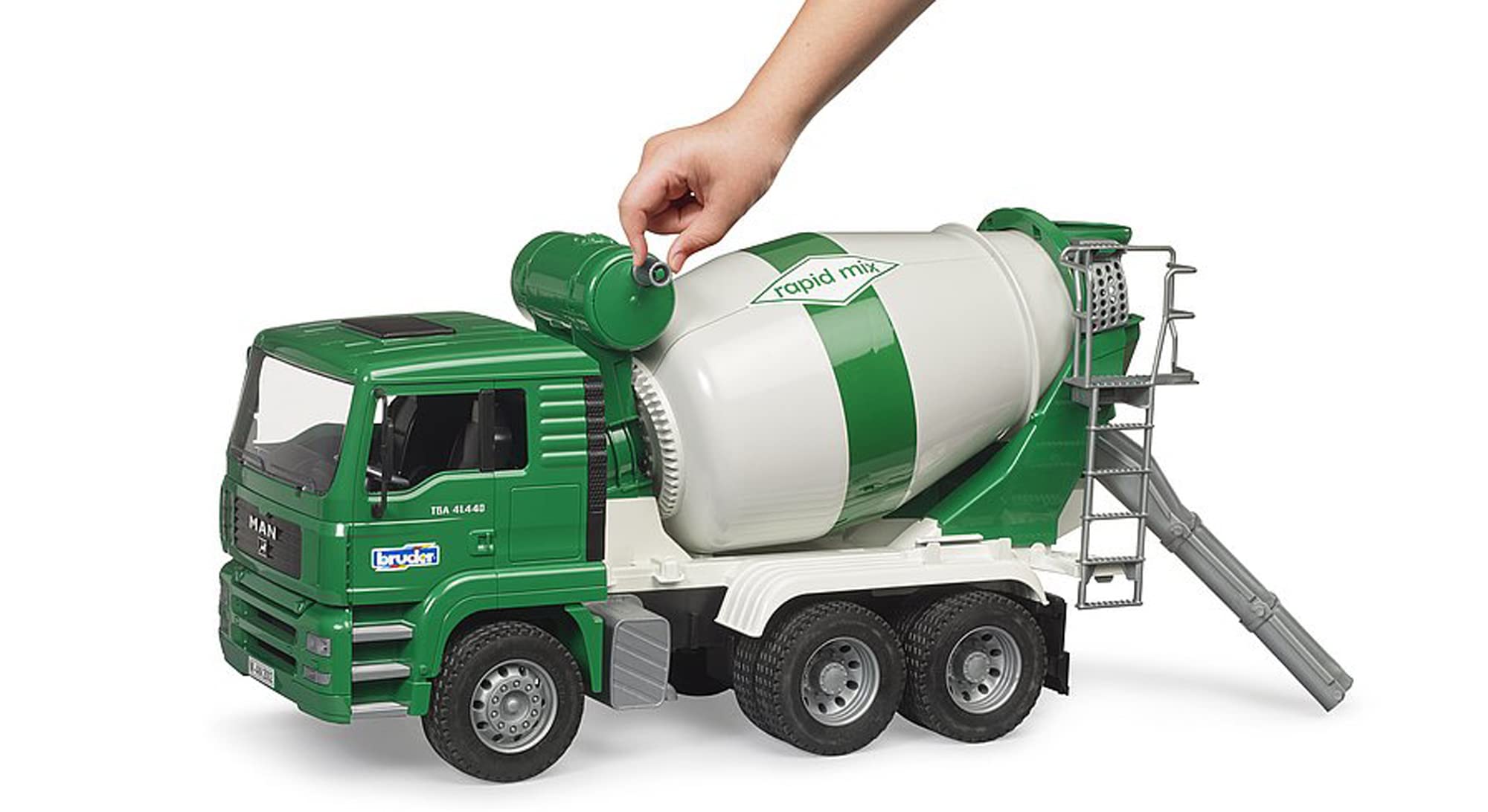 bruder-profi-series-02739-man-tga-betonmischer-lkw image 3