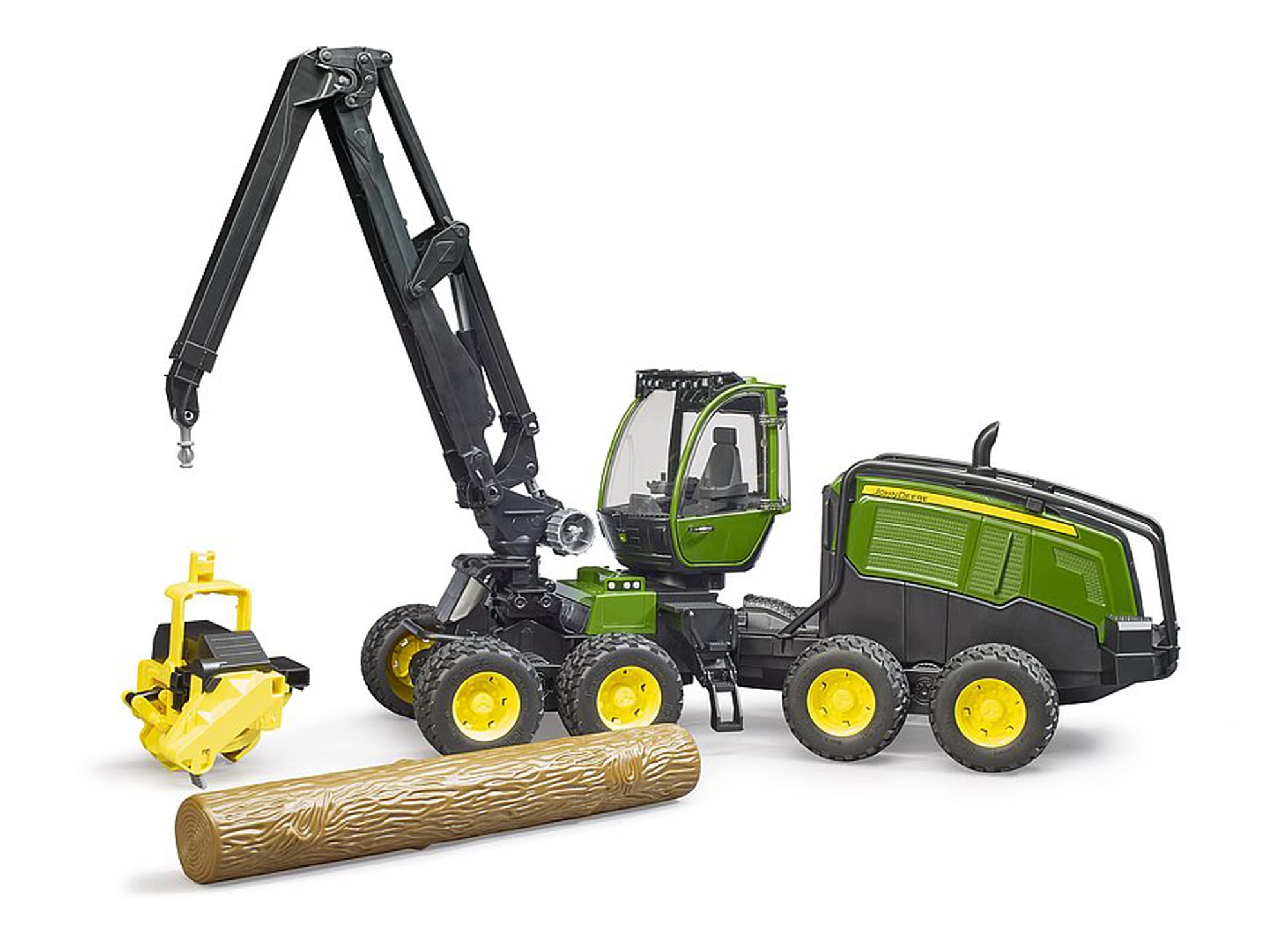 bruder-profi-series-john-deere-1270g-harvester-mit-baumstamm image 7