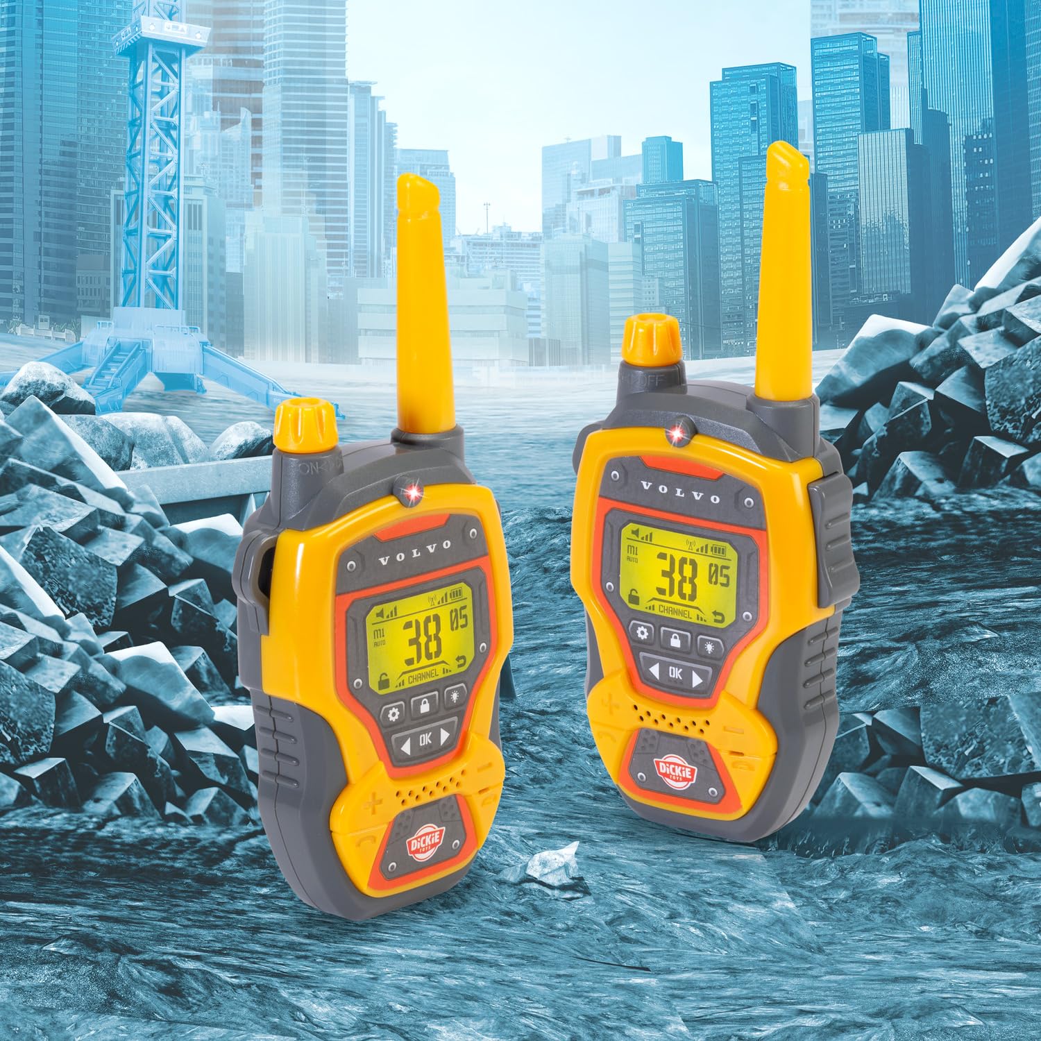 dickie-go-real-volvo-walkie-talkie-2er-set-16-cm image 3