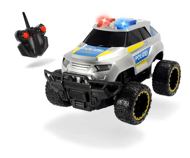 dickie-toys-sos-rc-police-offroader-polizeiauto-20-cm-mit-blaulicht image 1