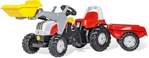 rollykid-steyr-6165-cvt-trettraktor-mit-lader-und-anh-nger image 3