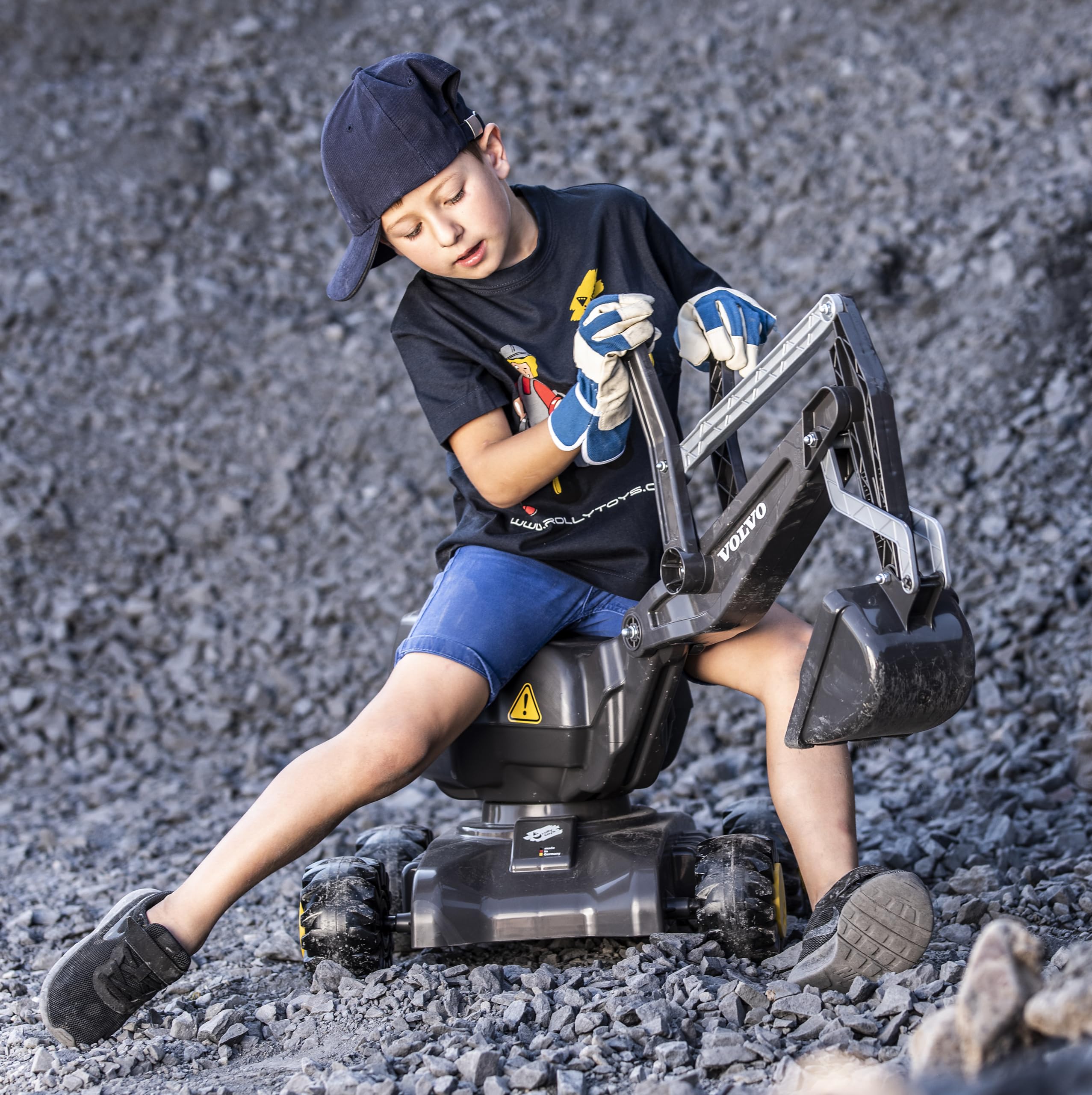rolly-toys-rollydigger-volvo-ew160-bagger-grau-gelb-3-5-j image 5
