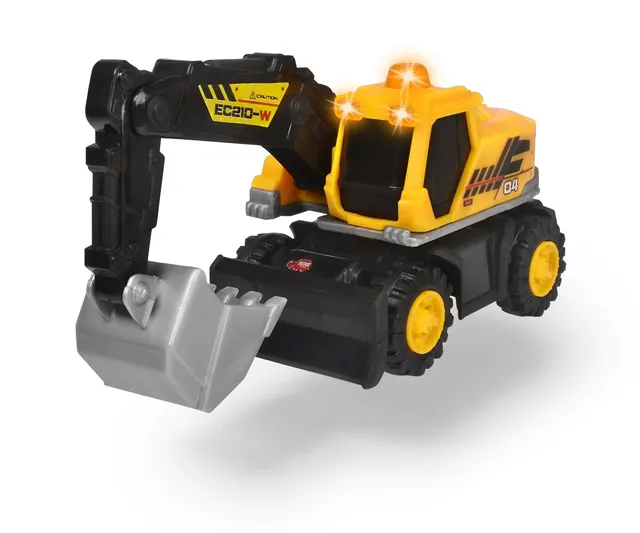 dickie-toys-go-real-bagger-schaufelbagger-gelb-licht-sound-16-cm image 1