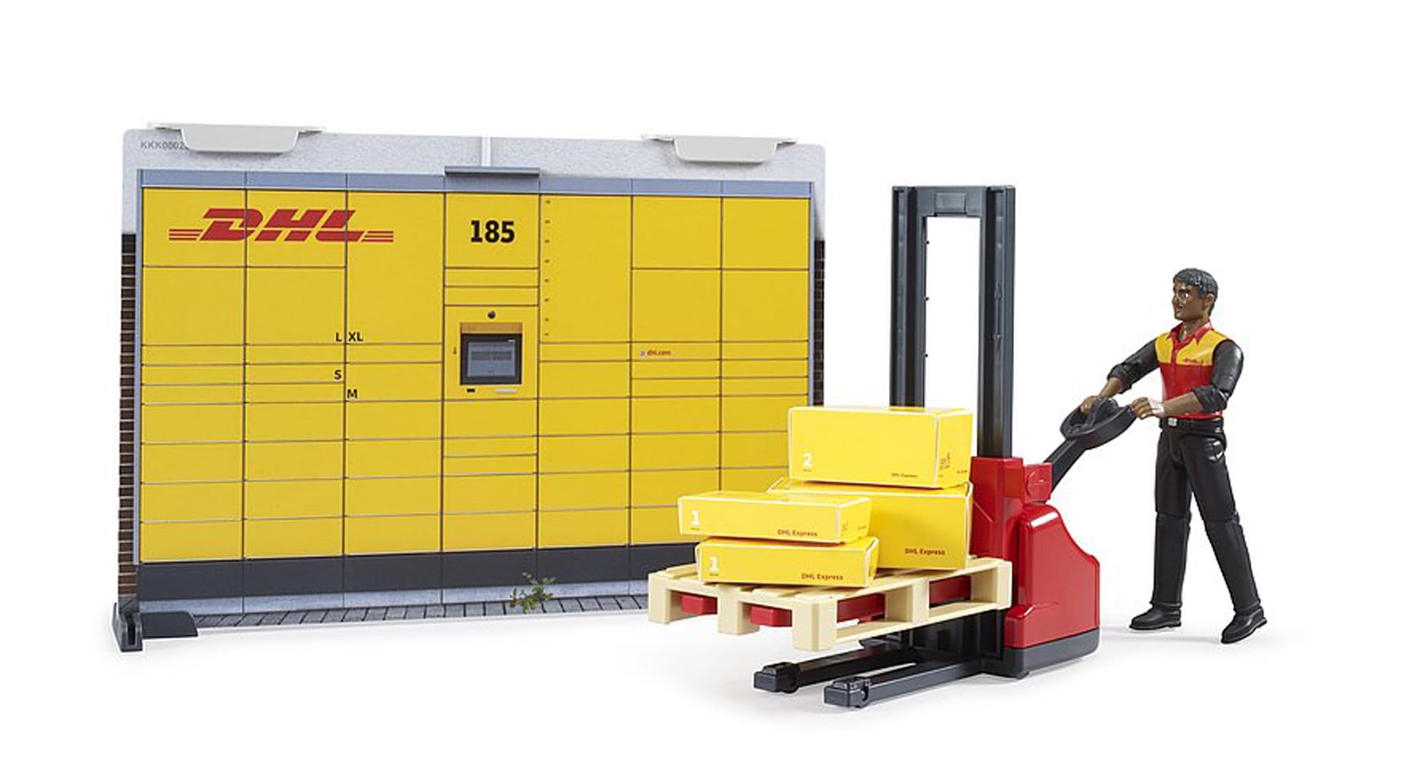 bruder-bworld-62251-dhl-paketshop-spielset-mit-mitarbeiter image 3