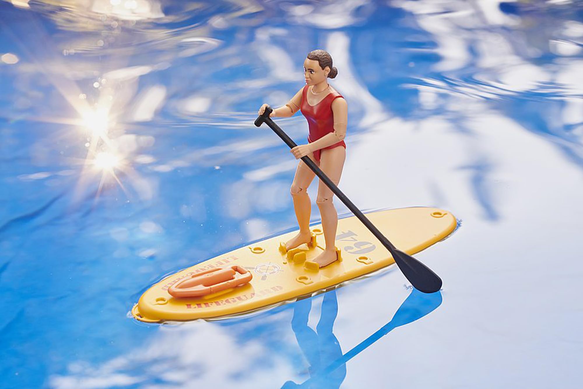 bruder-bworld-62785-life-guard-rettungsschwimmerin-mit-sup image 5