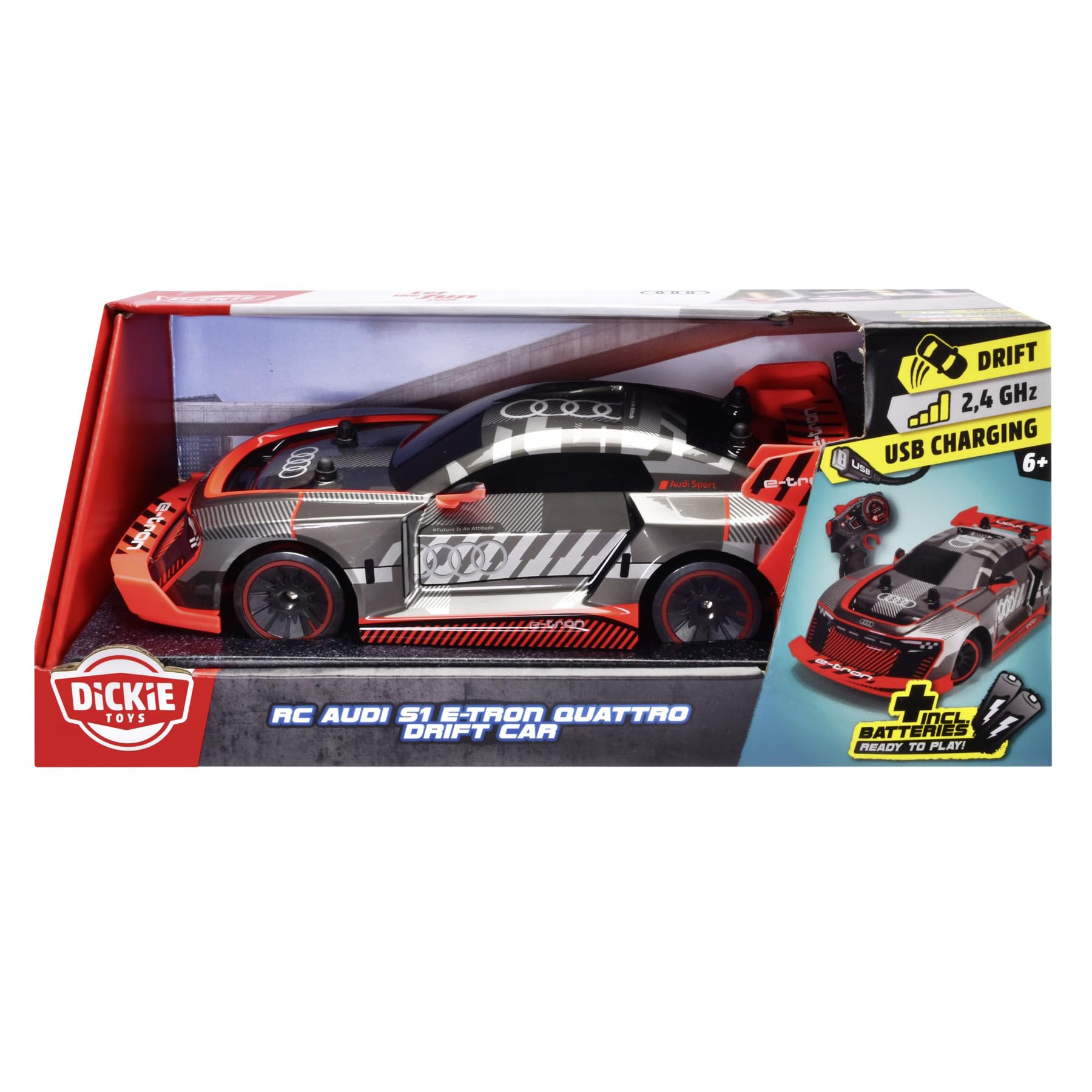 dickie-go-crazy-audi-s1-e-tron-rc-auto-30cm-allrad-ab-6-j image 7