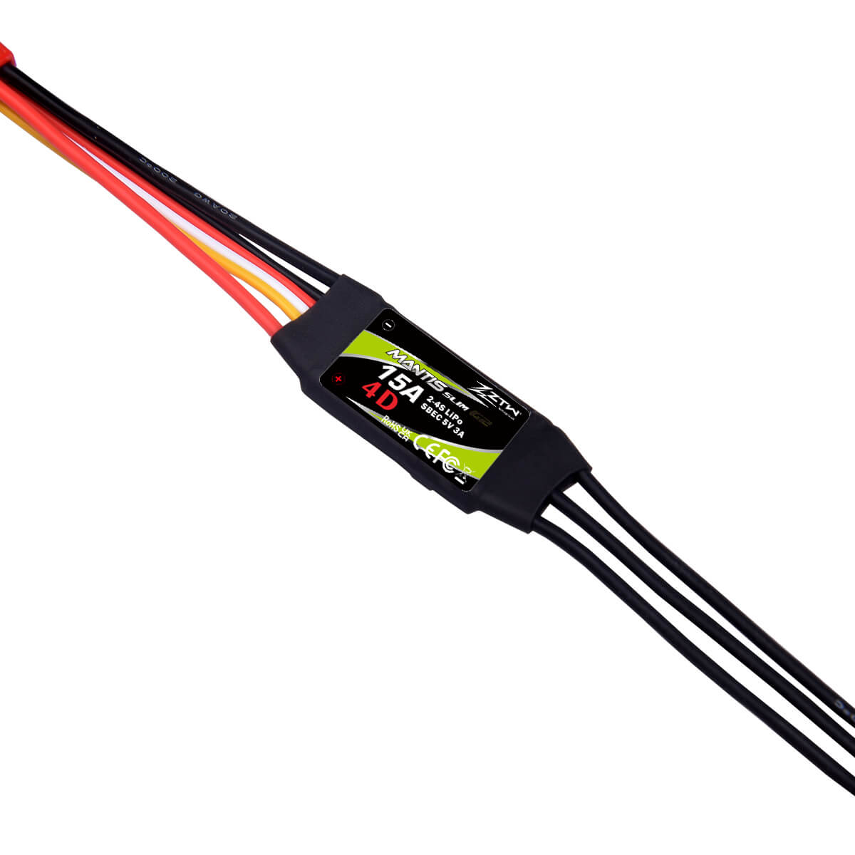 ztw-mantis-slim-g2-15a-esc-regler-2-4s-sbec-f-r-rc-flugzeug image 4