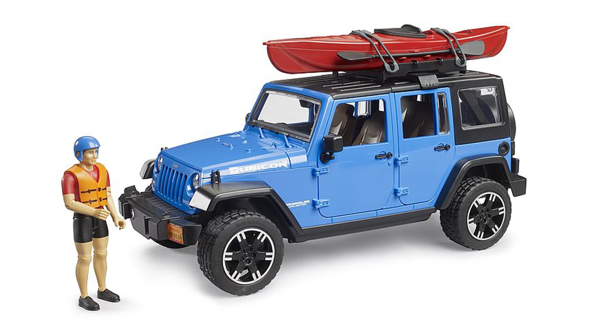 bruder-profi-jeep-wrangler-rubicon-kajak-figur-02529 image 1
