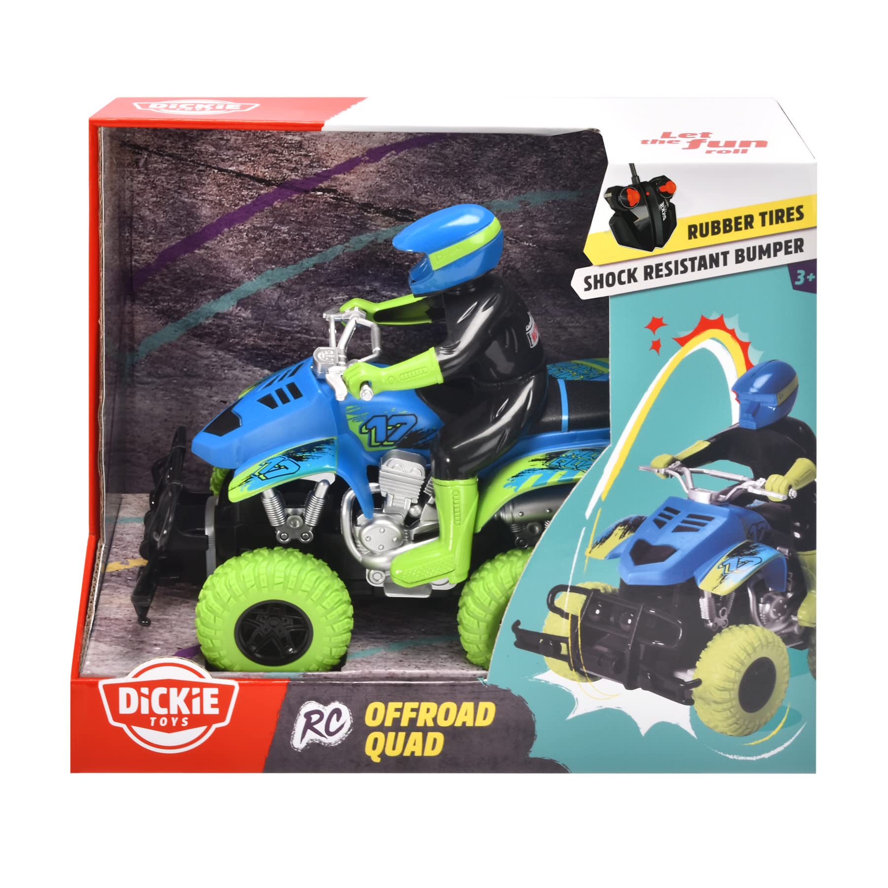 dickie-toys-go-crazy-rc-offroad-quad-spielzeugauto-21-cm image 7