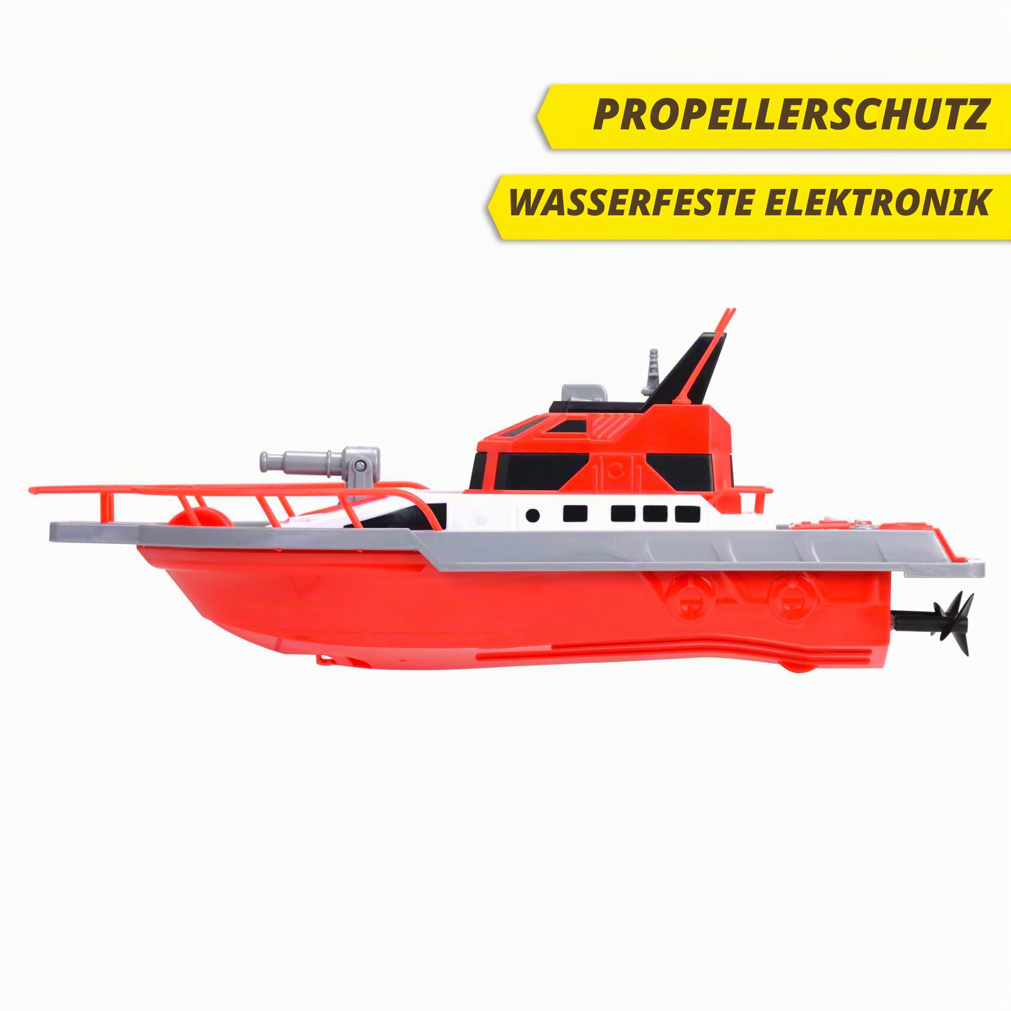 dickie-sos-feuerwehrboot-rc-spielzeugboot-wasserspritze-27mhz image 3