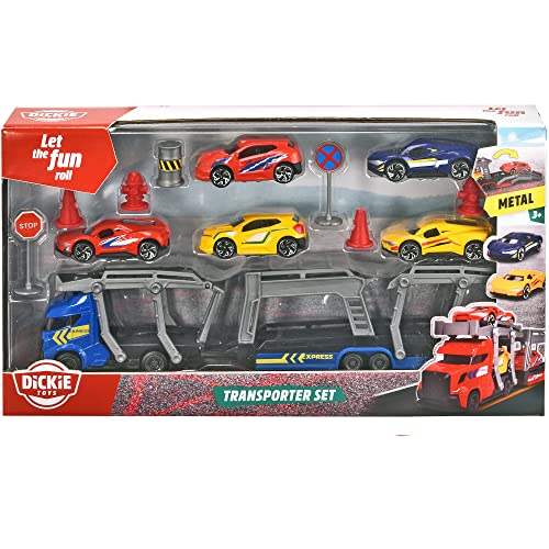 dickie-go-real-transporter-set-spielzeugtransporter image 7