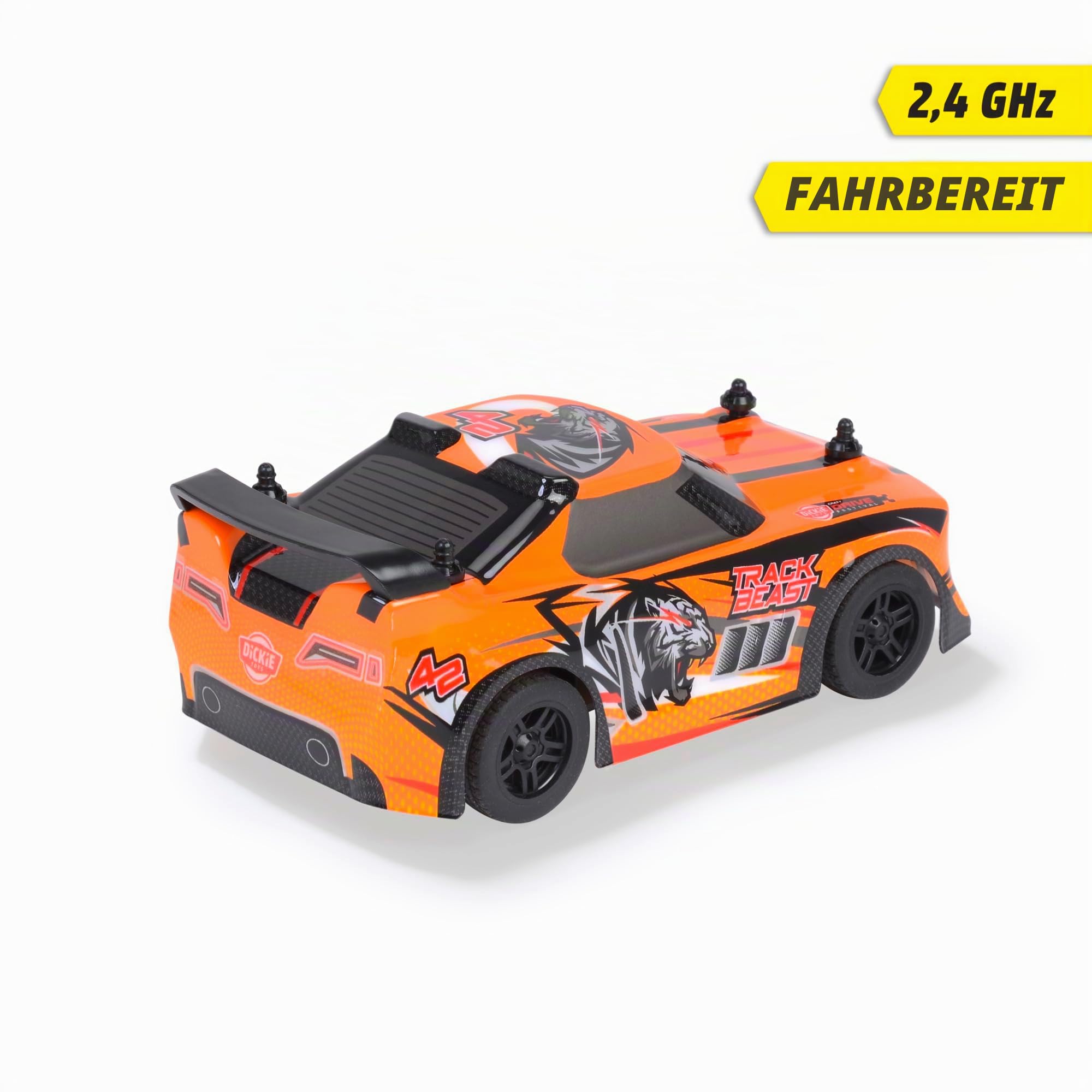 dickie-go-crazy-track-beast-rc-auto-orange-15-cm image 2