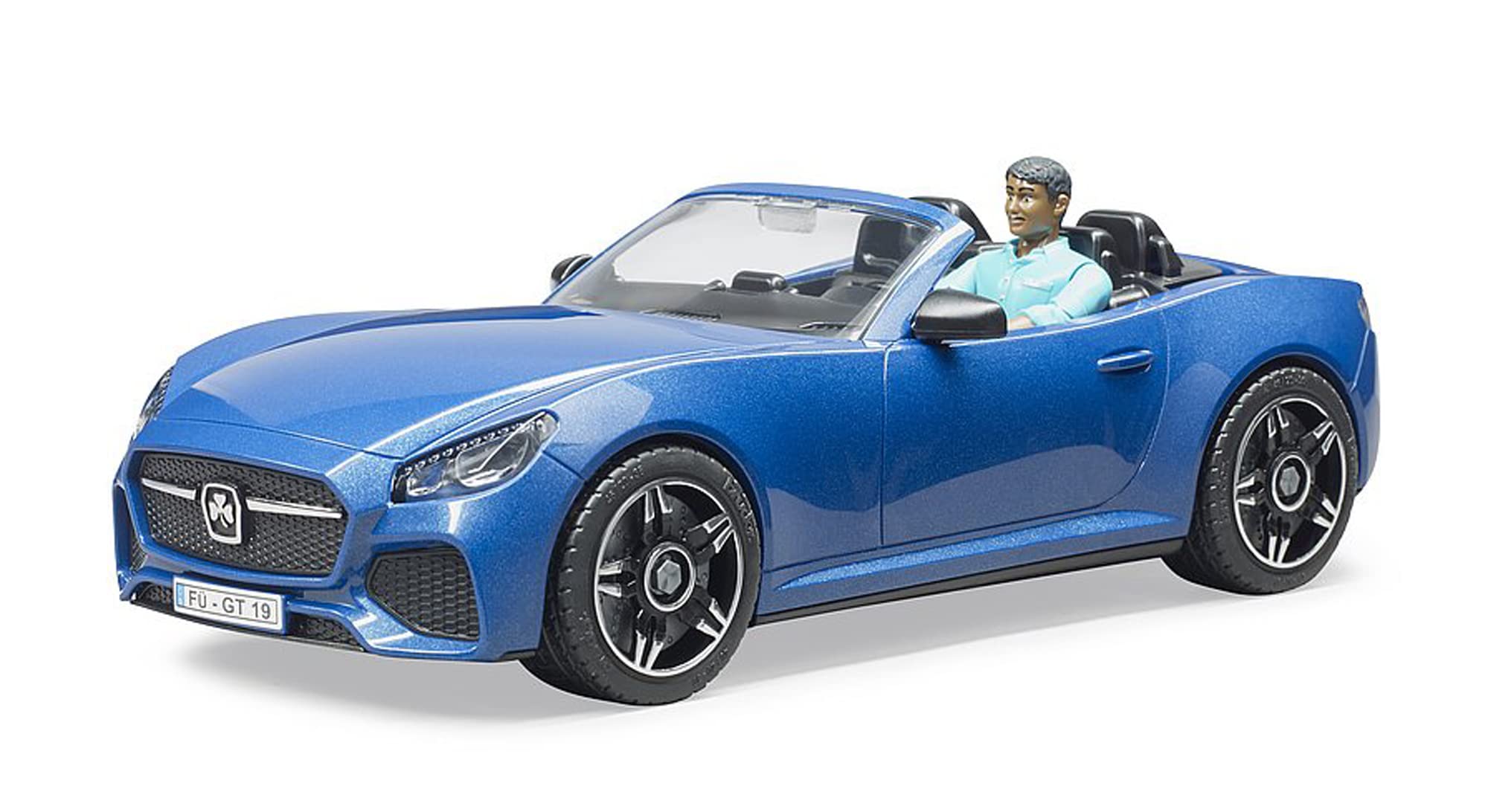 bruder-profi-roadster-03481-rennauto-cabrio-blau-mit-fahrer image 4