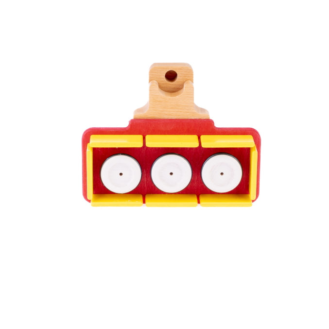 dynamiko-holztraktor-frontm-hwerk-rot-gelb-holz image 4