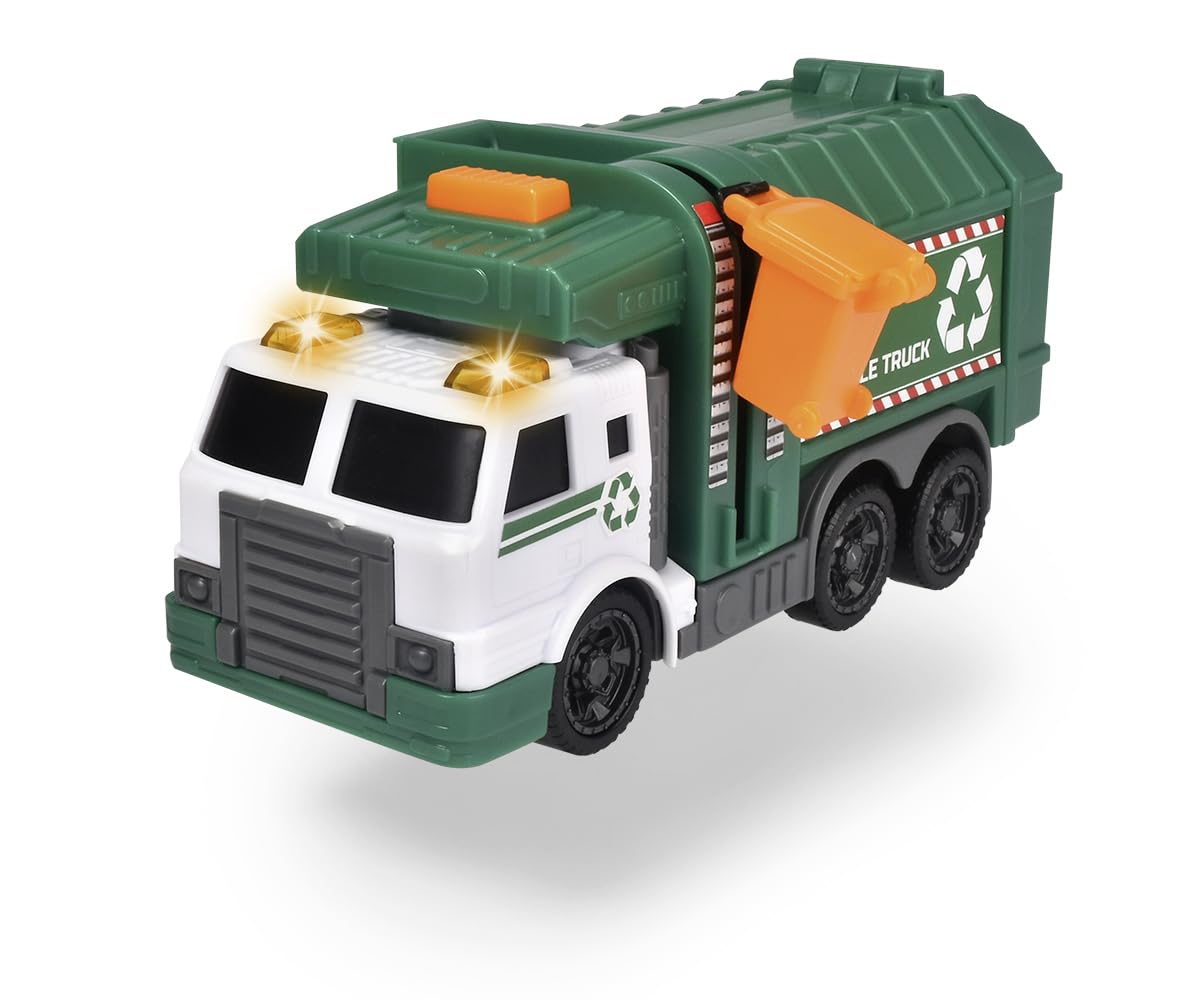 dickie-go-real-recycling-truck-m-llwagen-spielzeug-gr-n image 1