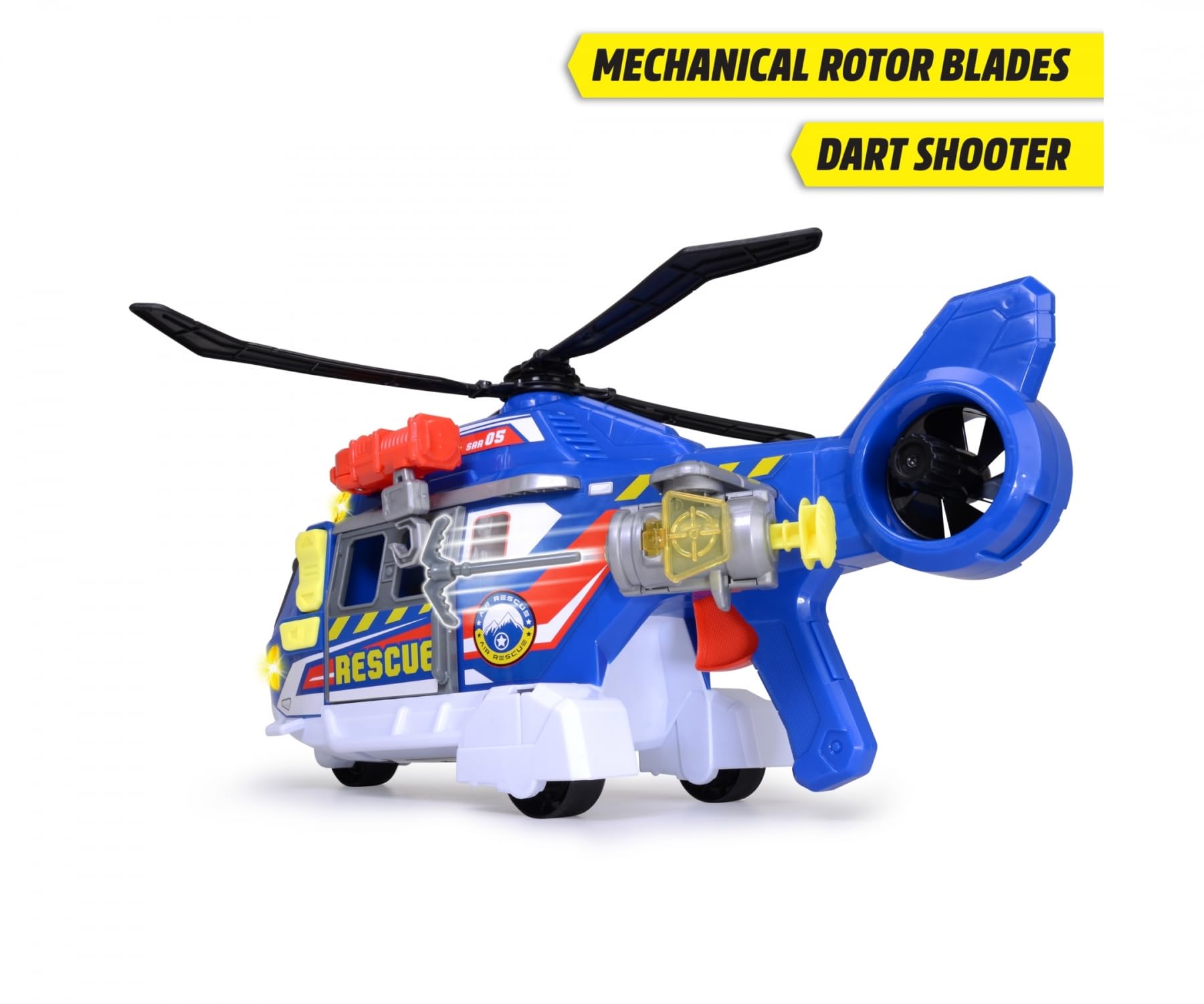 dickie-sos-rettungs-hubschrauber-39cm-licht-sound-seilwinde image 2