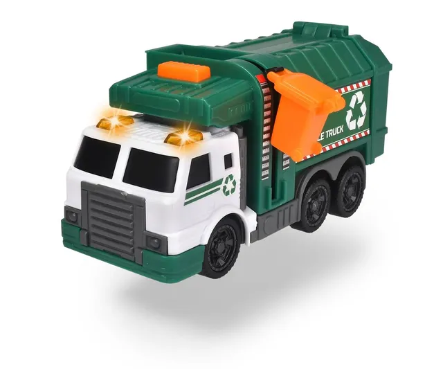 dickie-go-real-recycling-truck-m-llwagen-spielzeug-gr-n image 1