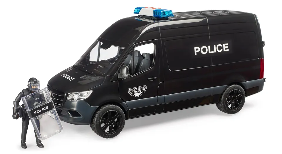 bruder-profi-mb-sprinter-police-special-forces-polizei-transporter image 1