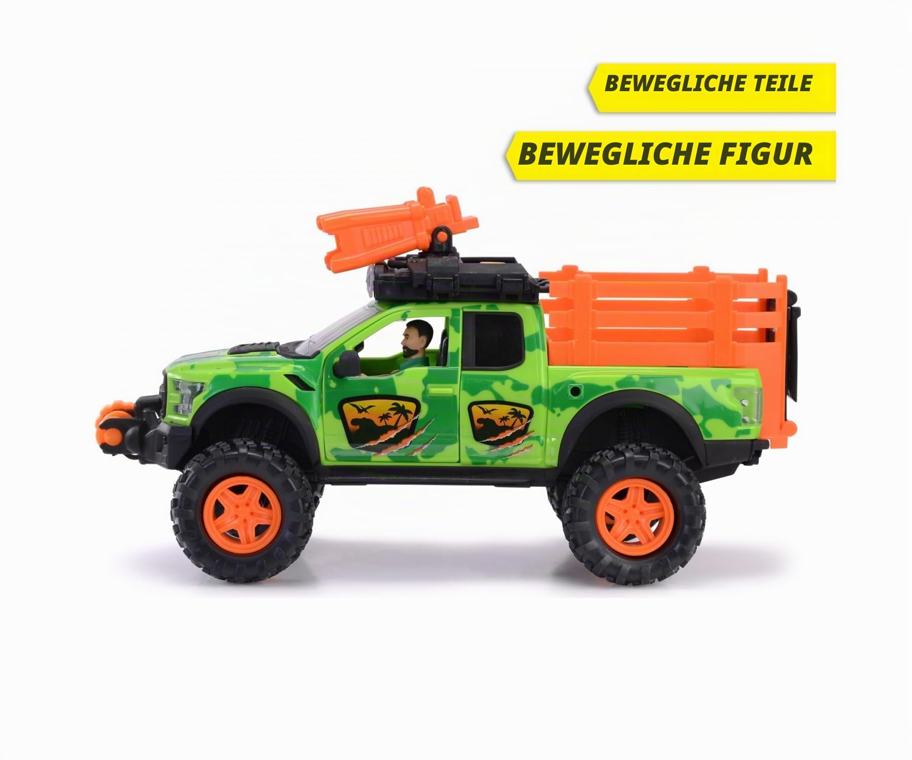 dickie-toys-go-real-dino-hunter-ford-raptor-25cm-licht-sound image 3