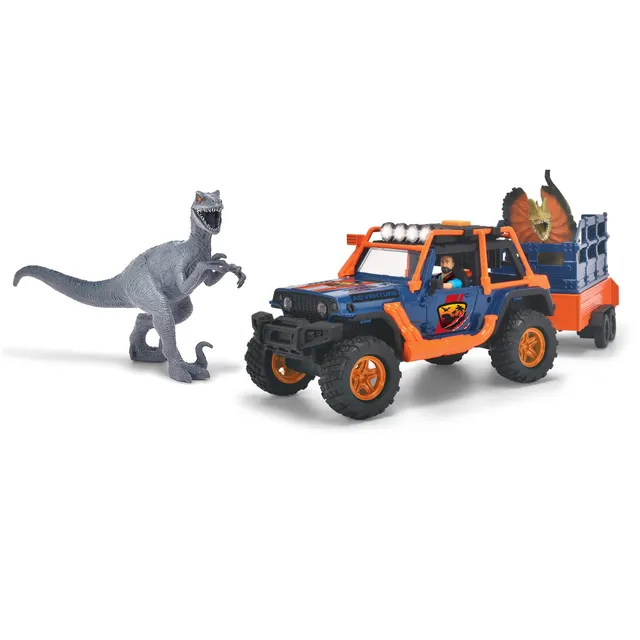 dickie-toys-go-real-dino-commander-spielzeugauto-mit-dinos image 1