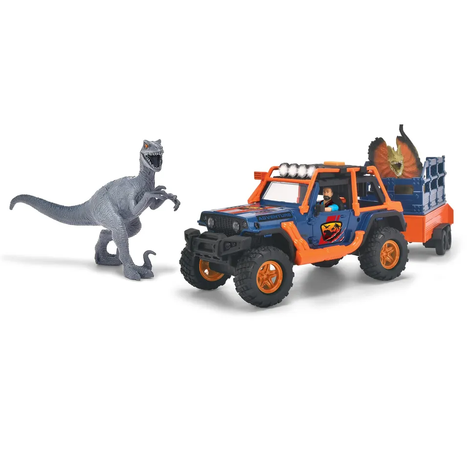dickie-toys-go-real-dino-commander-spielzeugauto-mit-dinos image 1