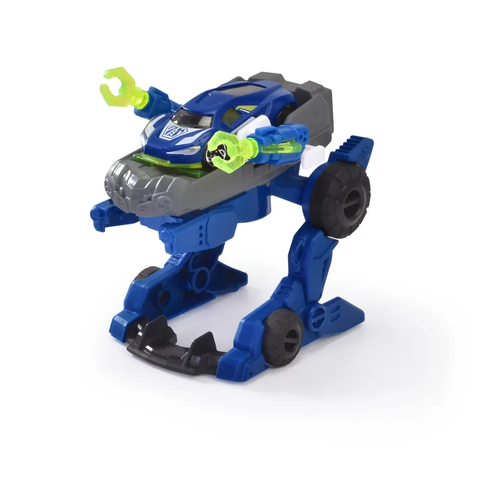 dickie-toys-sos-rescue-hybrids-polizei-trooper-12-cm-2-in-1 image 1