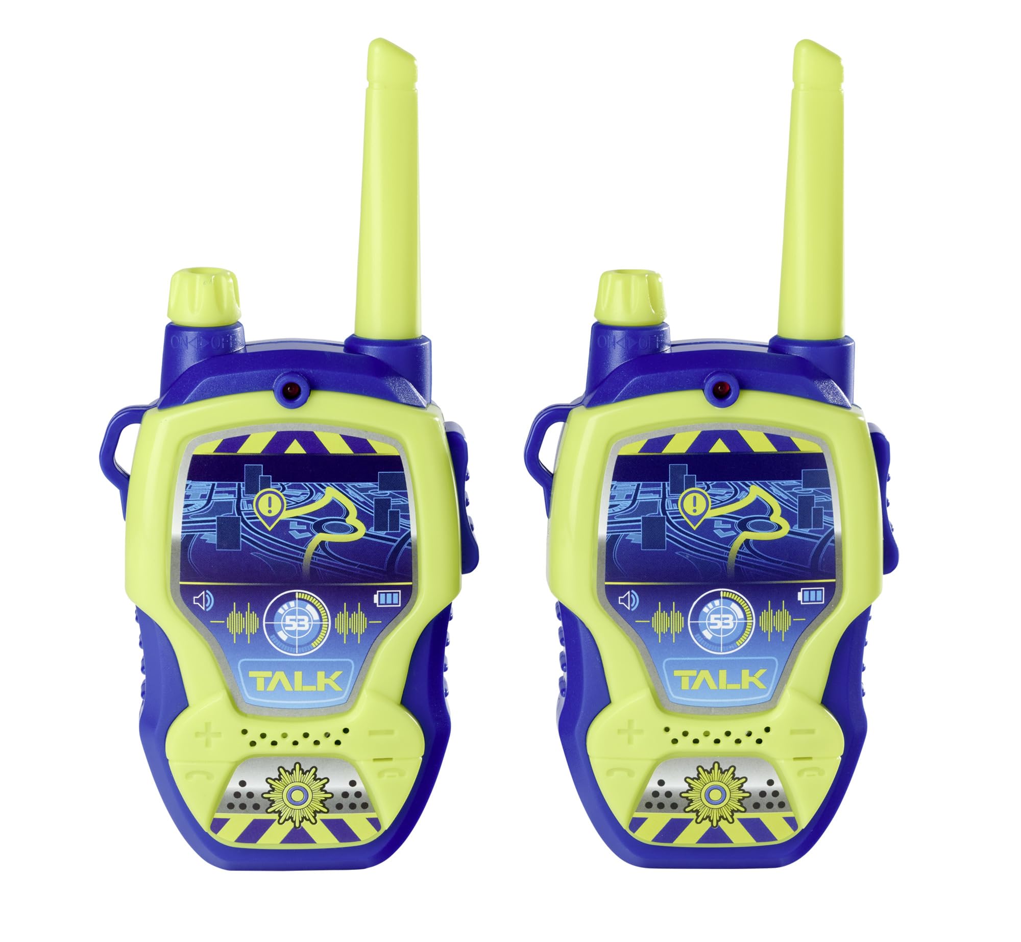 dickie-toys-sos-walkie-talkie-police-funkger-t-2er-set-100-m image 1