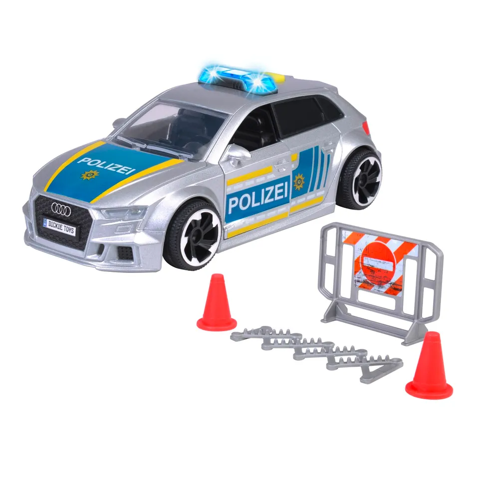 dickie-sos-audi-rs3-polizeiauto-15cm-licht-sound-ab-3-j image 1