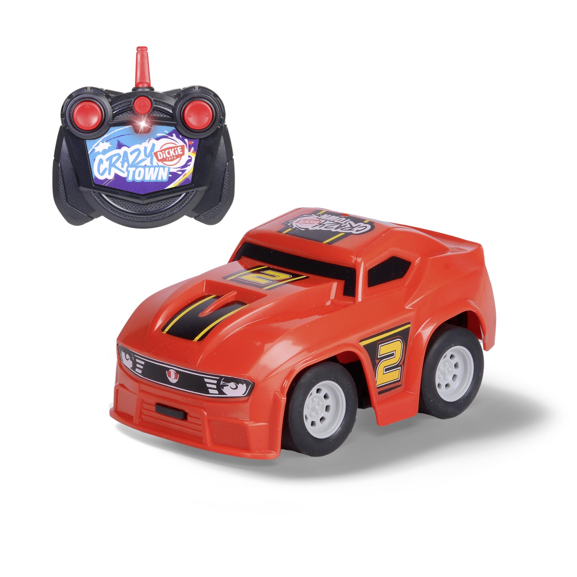 dickie-go-crazy-crazy-cruiser-rc-rennauto-12-cm-rot-wheelie image 1