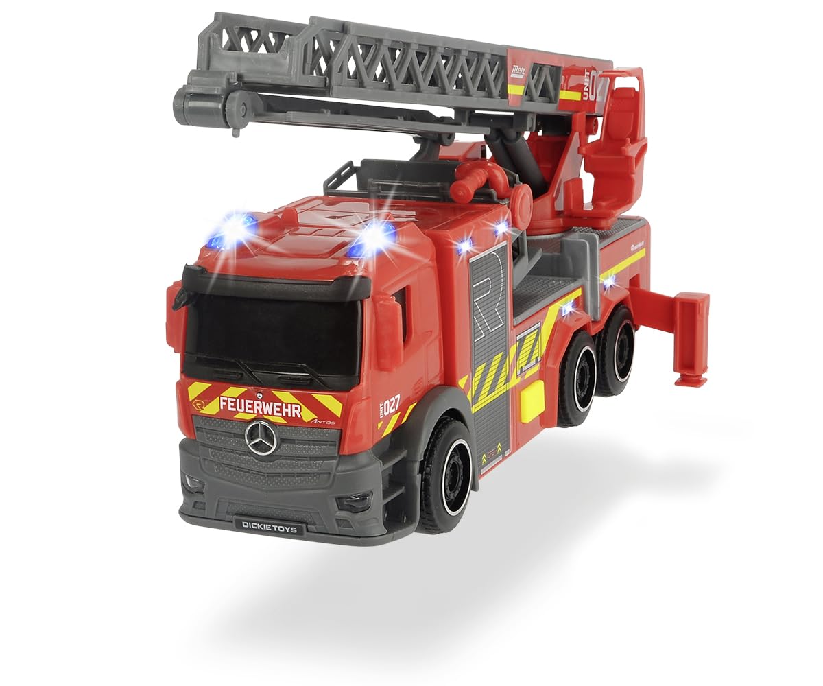 dickie-toys-sos-feuerwehr-drehleiter-feuerwehrauto-licht-sound image 2