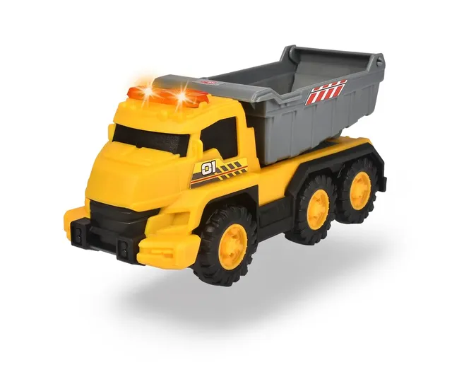 dickie-toys-go-real-muldenkipper-kipper-16-cm-mit-licht-sound image 1