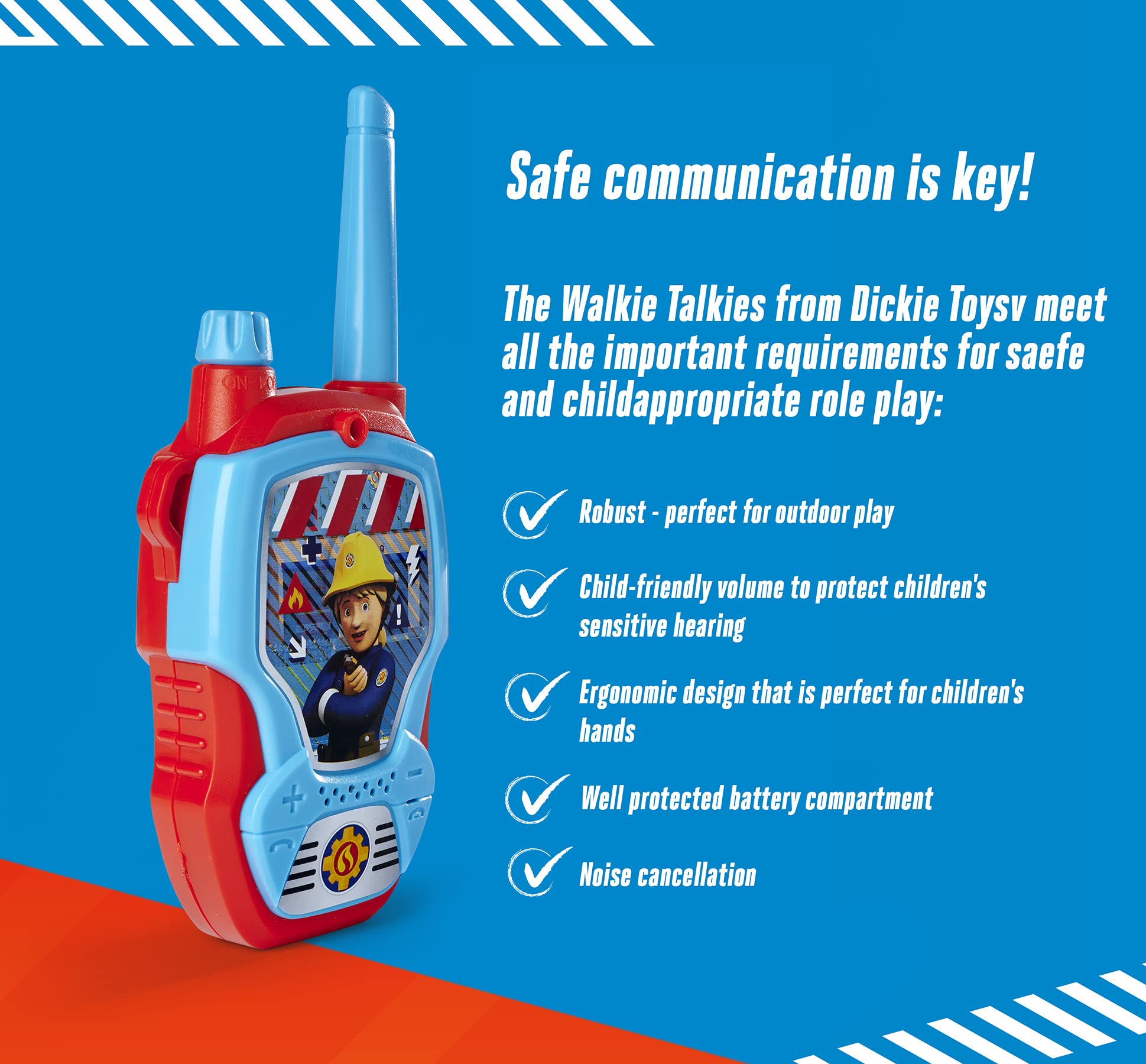 dickie-toys-sos-feuerwehrmann-sam-walkie-talkie-2er-set image 2