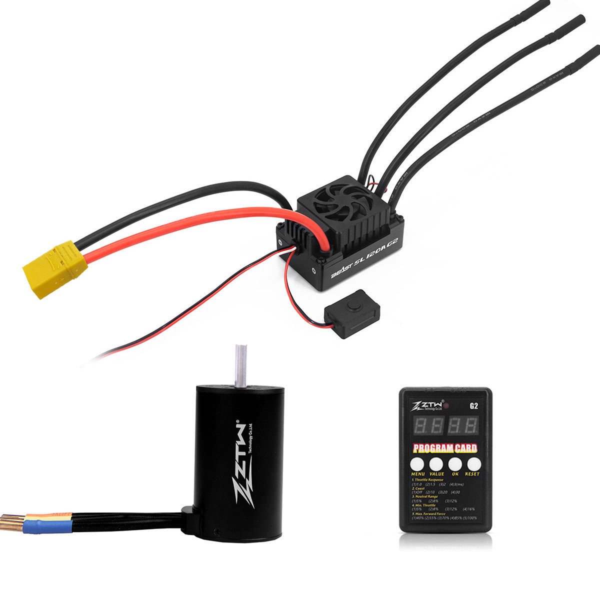 ztw-beast-g2-120a-combo-3660-3000kv-sensorless-xt90 image 5