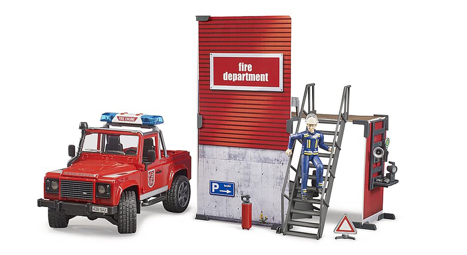 bruder-bworld-feuerwehrstation-mit-land-rover-defender-1-16 image 5