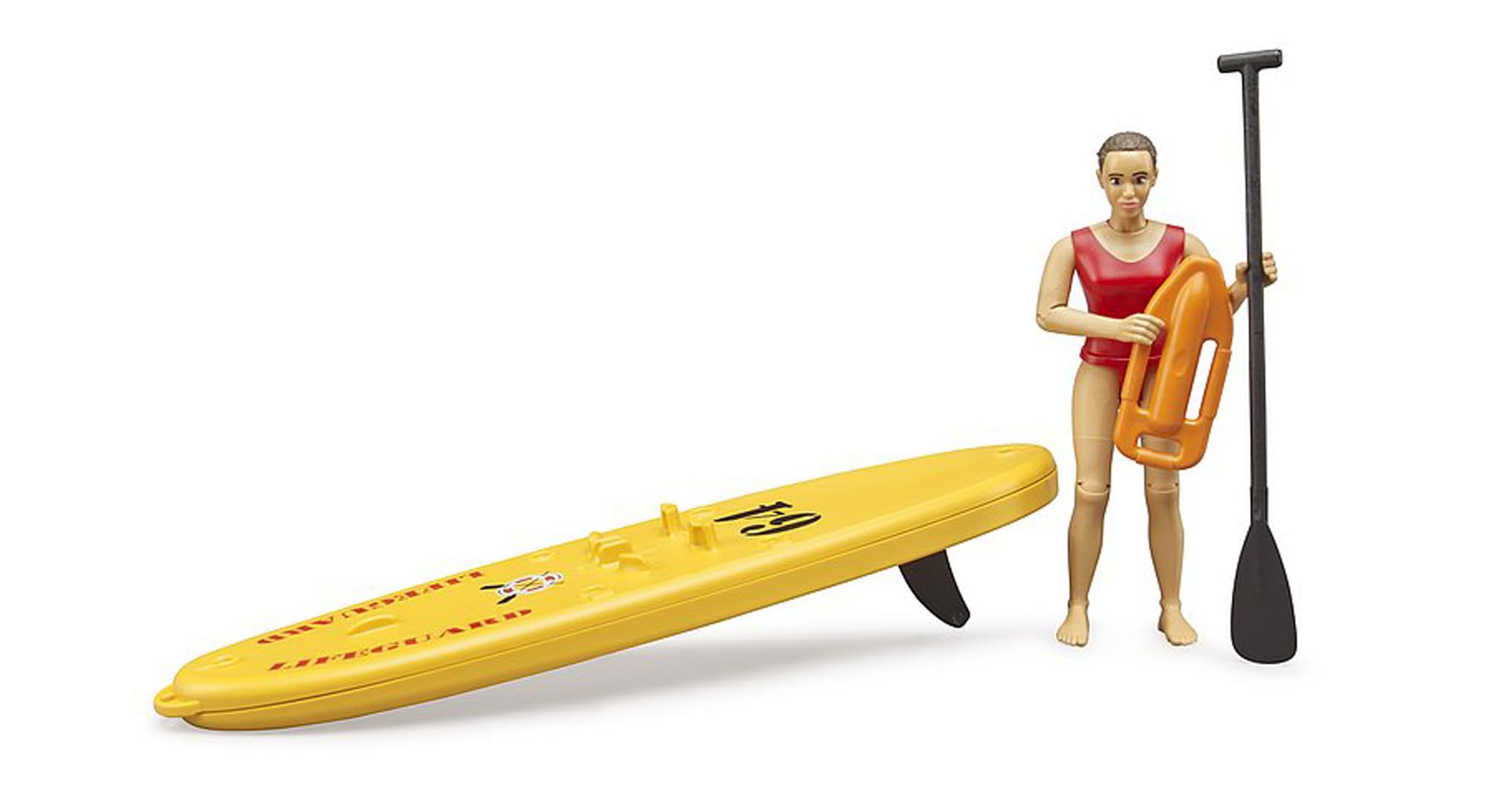 bruder-bworld-62785-life-guard-rettungsschwimmerin-mit-sup image 2