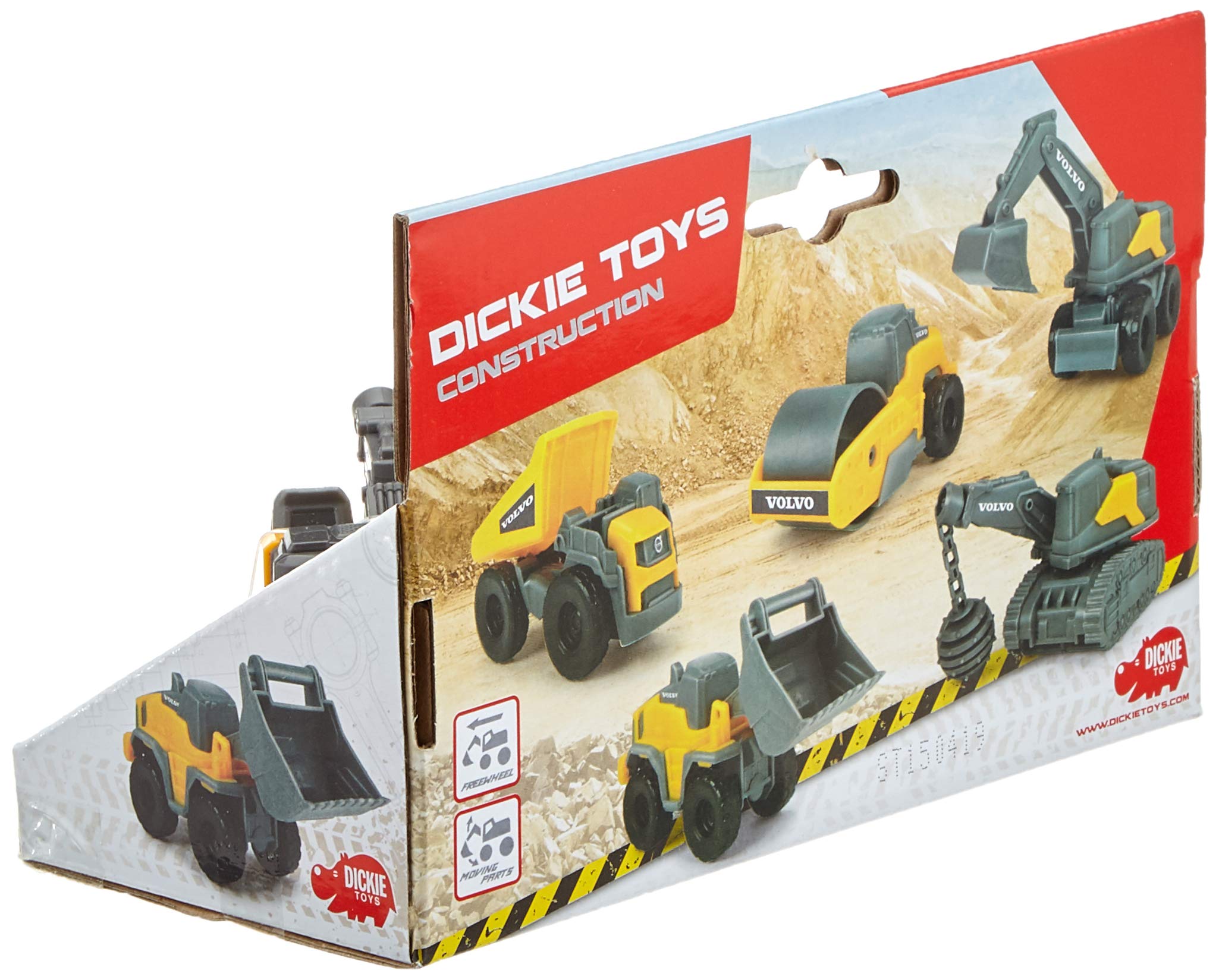dickie-toys-go-real-volvo-micro-builders-baufahrzeuge-3er-set image 6